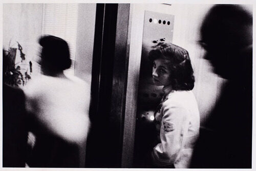 Elevator-Time Machine?Robert Frank, Elevator—Miami Beach, 1955; gelatin silver print; 12 3/8 × 18 13/16 in.; Collection Philadelphia Museum of Art, purchased with funds contributed by Dorothy Norman, 1969; © Robert FrankAs I was reading ab…